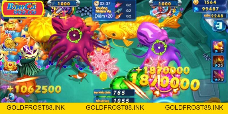 Bắn cá miễn phí - trò chơi vui nhộn nhận thưởng thả ga - Goldfrost88